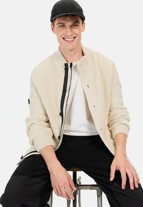 Produktbild Camel Active Strickjacke mit verstecktem Reissverschluss (3XL)