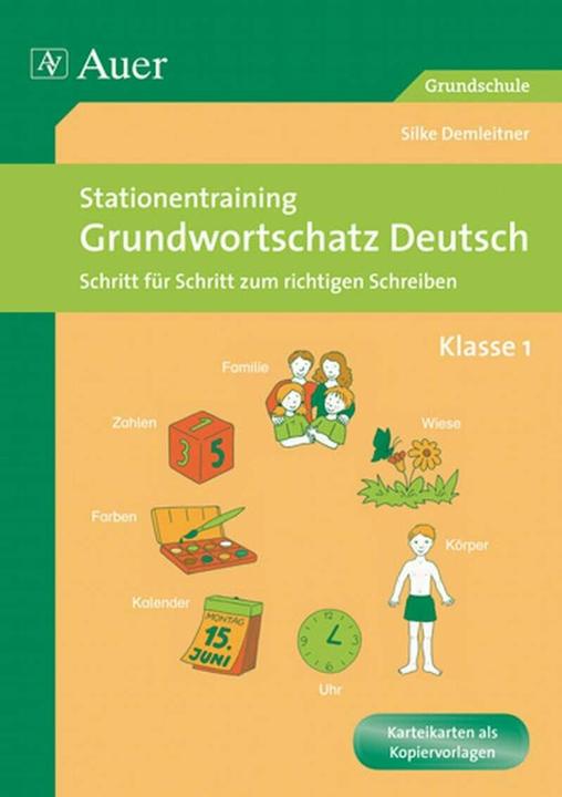 Produktbild Stationentraining Grundwortschatz Deutsch 1 (Deutsch, Silke Demleitner, 2019)