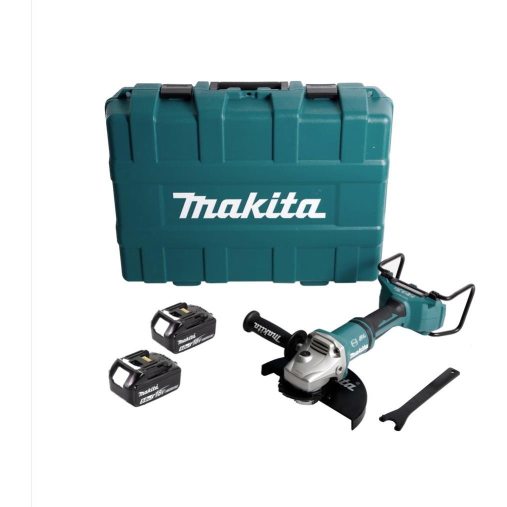 Thumbnail - Makita, Winkelschleifer, DGA 900 TKX2 Akku Winkelschleifer 36V ( 2x18V ) 230mm Brushless + 2x Akku 5,0Ah + Ezynut + (230...