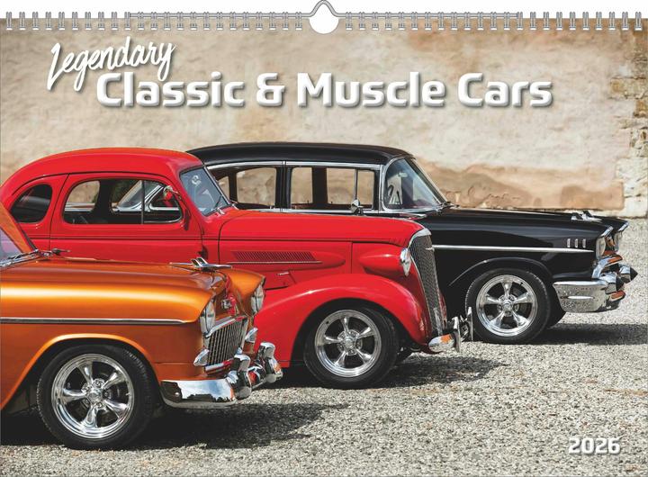 Produktbild Legendary Classic & Muscle Cars 2026 - Wand-Kalender - Auto-Kalender - 42x29,7 - Oldtimer (A3)