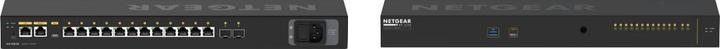 Actual product image Netgear Switch AV Line M4250-12M2XF 14 Port (14 ports)