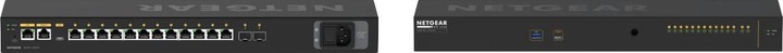 Actual product image Netgear Switch AV Line M4250-12M2XF 14 Port (14 Ports)