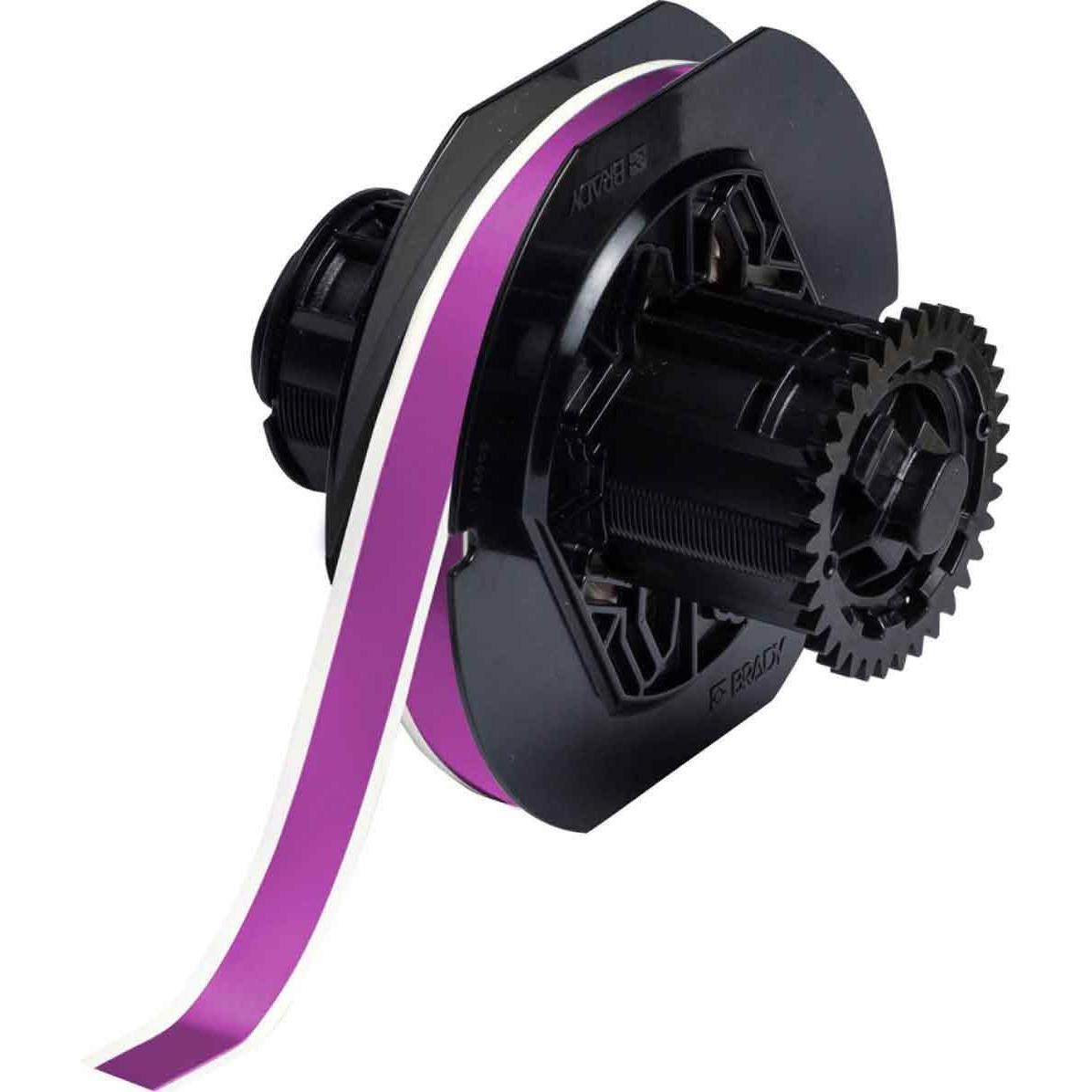 Brady, Etiketten, B30C-500-595-PL, Hochleistungsvinyl, Violett, glänzend, 12.70 mm x 30.48 m, permanent, Endlo
