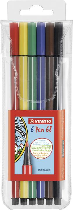 STABILO Pen 68 Premium felt-tip pen (6x)