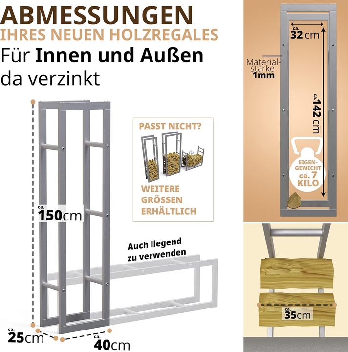 Image du produit Lifestyle Kaminholzregal