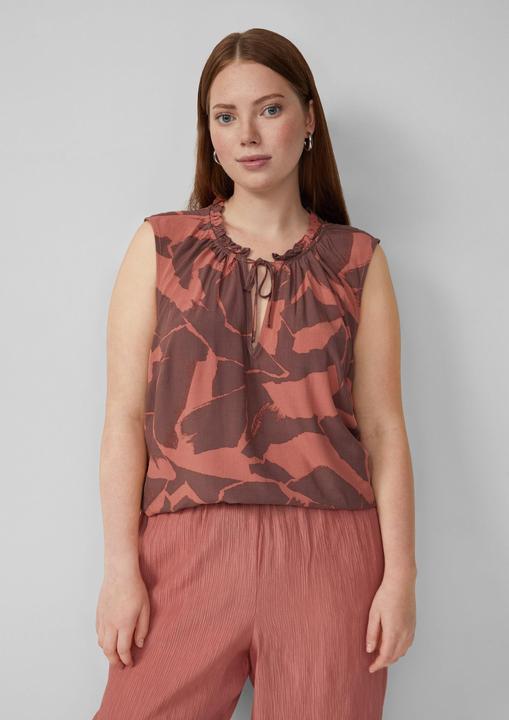 Immagine prodotto s.Oliver Bluse Blusentop mit Rüschenkragen (48)