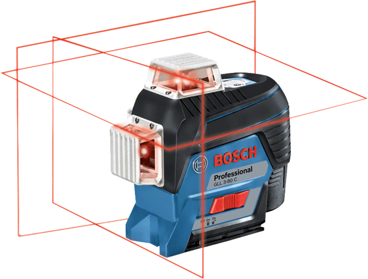 Immagine prodotto Bosch Professional Laser lineare GLL 3-80 C (4x1.5V AA, scatola)