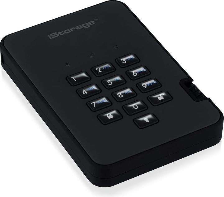 Actual product image iStorage diskAshur² - Hard Drive - Encrypted - 3 TB - External (Portable) (3 TB)