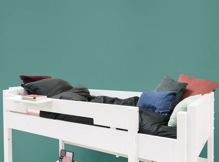 Actual product image Bopita Combiflex Loft Bed XL 90x200 with Straight Stairs White