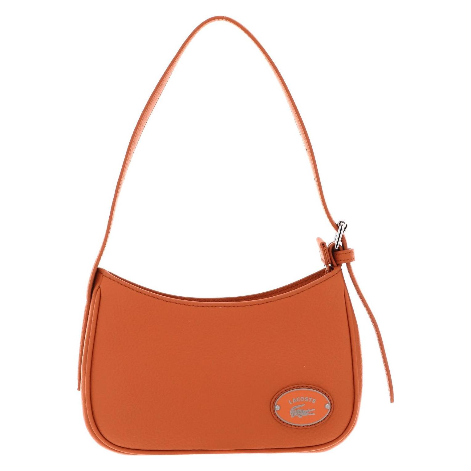 Lacoste, Damen, Handtasche, Origin Croc Shoulder Bag, Orange
