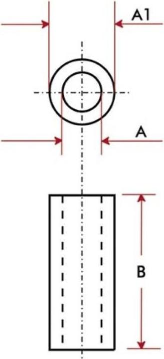 Produktbild Velleman KUNSTSTOFF-ABSTANDSHALTER 10 mm M3