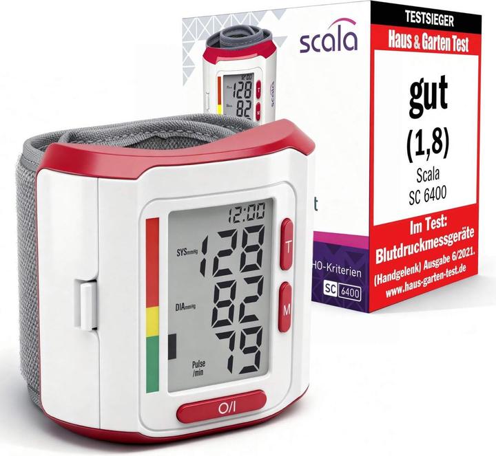 Actual product image Scala Wrist blood pressure monitor SC 6400