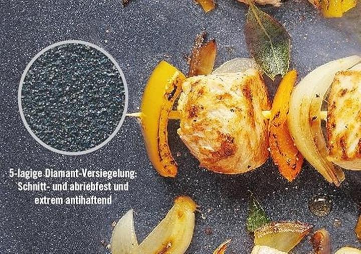 Immagine prodotto Woll Diamond Lite Wok e pentola in ghisa con coperchio Ø 34 cm (34 cm, Wok, Ghisa)