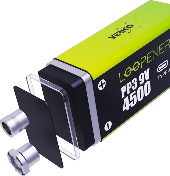 Actual product image Verico Loop Energy (2 pcs., 9V Block, 500 mAh)