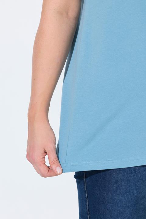 Produktbild Ulla Popken T-Shirt, A-Linie, Rundhalsausschnitt, Halbarm (62)