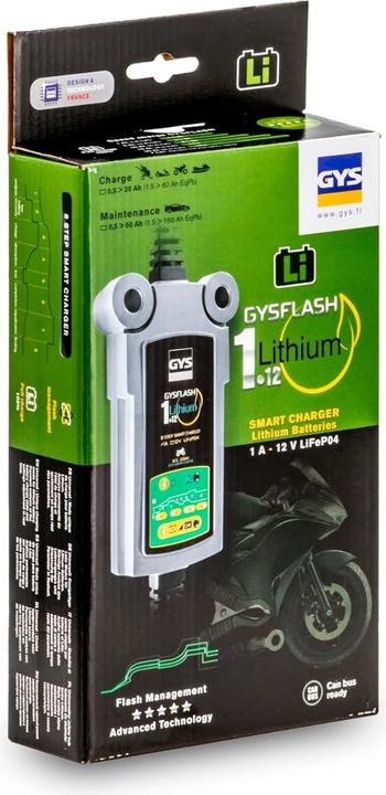 Produktbild GYS Gysflash 1.12 029675 Automatikladegerät 12 V 1 A (12V)