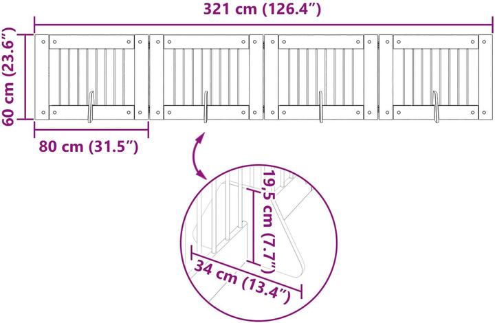 Produktbild vidaXL Haustierbefestigung