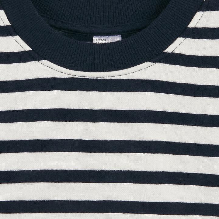 Image du produit La Redoute Collections Gestreiftes Pulloverkleid mit langen Ärmeln aus Sweatware (116)