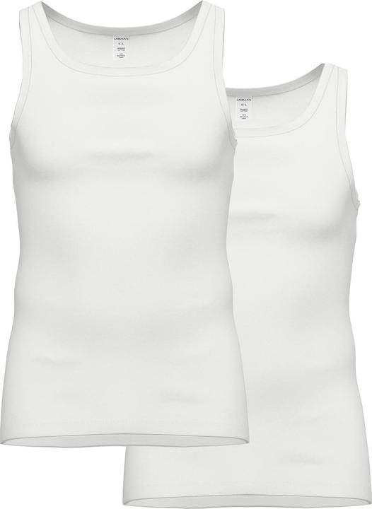 Ammann Bodywear Gilet casual Gilet a costine sottili dalla vestibilità comoda confezione da 2 pezzi (XL)