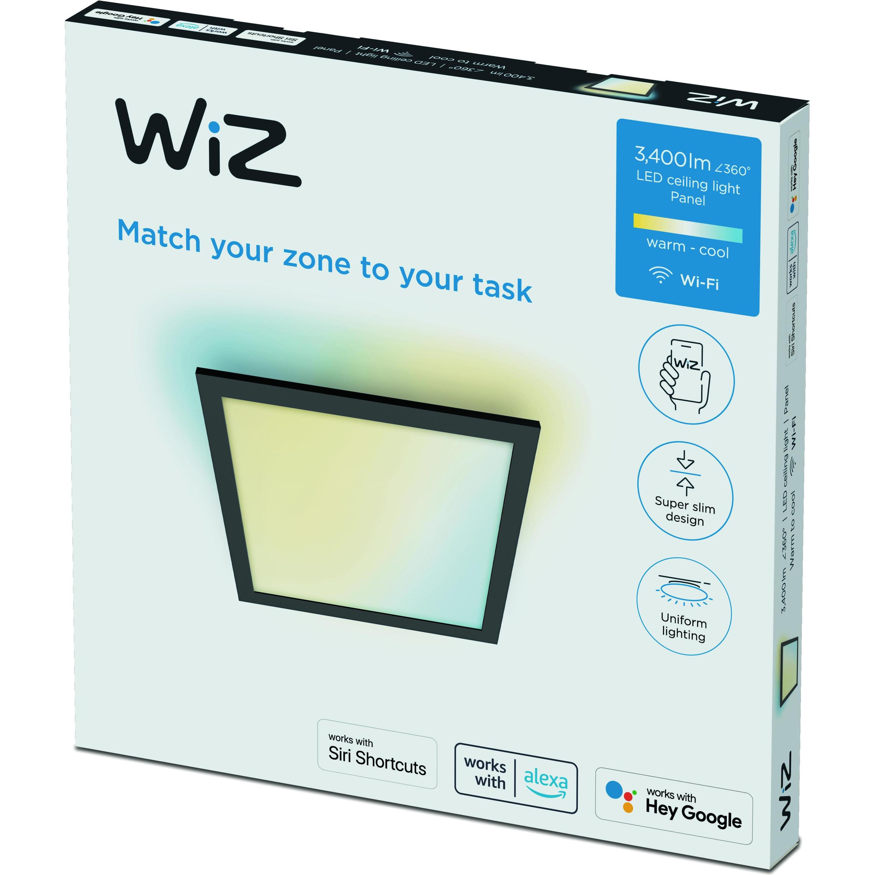 Thumbnail - WiZ, Wandleuchte + Deckenleuchte, Panel (3400 lm)