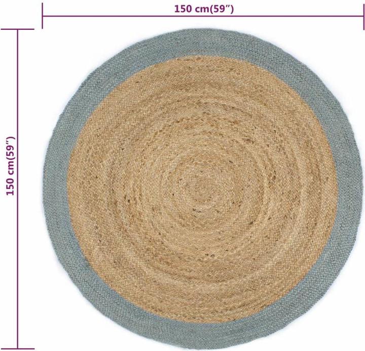 Actual product image vidaXL Teppich (150 x 150 cm)