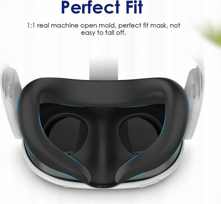 Actual product image Ueli Express Meta Quest 3 Anti Sweat Silicone Attachment Eye Mask