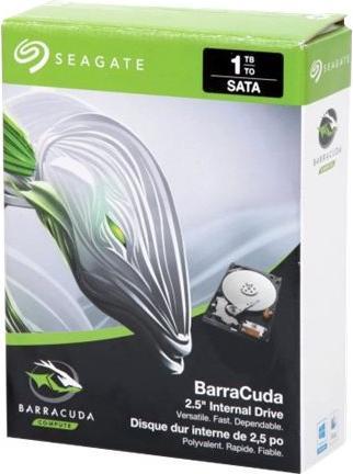 Actual product image Seagate Barracuda HDD SATA /s 2.5inch height cache BLK single pack (1 TB, 2.5")