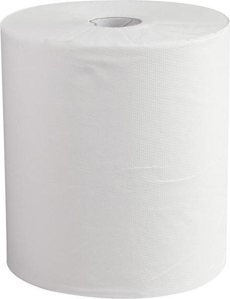 Paperdi Rouleaux d'essuie-mains blancs 2 plis (6 x)