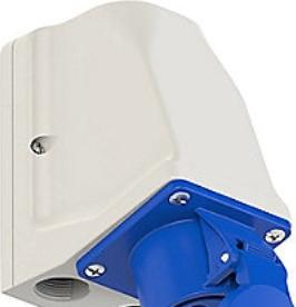 Actual product image PCE 913-6 Wall box grindable 16A 3p 6h IP44
