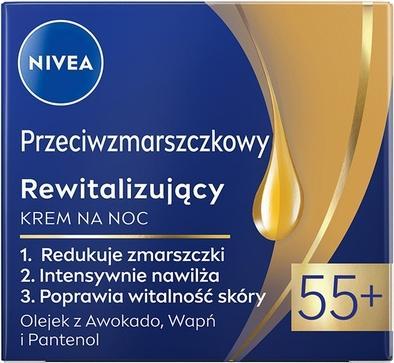 Produktbild NIVEA V KREM p/zmarszcz 55+ noc (50 ml, Nachtcreme)
