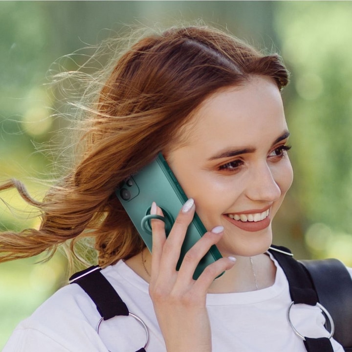 Produktbild OEM Rückwandabdeckung SILICONE RING Hülle für XIAOMI Redmi A1 / Redmi A2 grün (Xiaomi Redmi A2, Xiaomi Redmi A1)