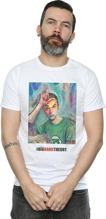 Actual product image Dam Mens Sheldon Loser Painting T-Shirt (3XL)