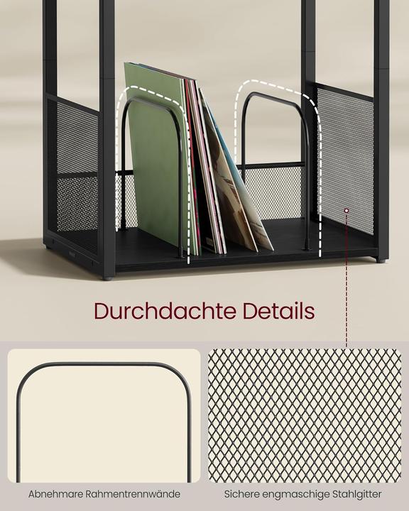 Actual product image Vasagle Regal für Plattenspieler und Schallplatten (Plates)