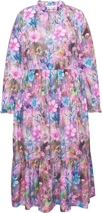 Produktbild Miamoda Kleid, A-Line, Blumenmuster, Langarm (48)