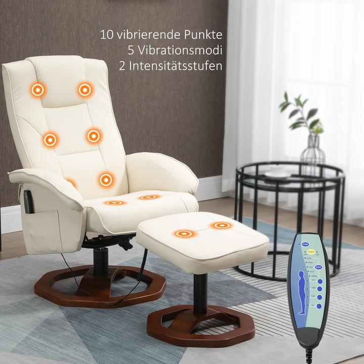 Actual product image Jamb Massage chair with footrest