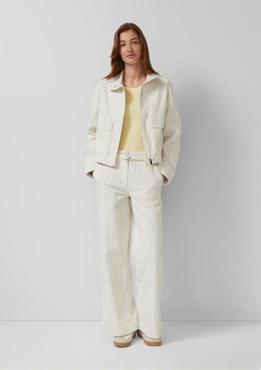 Produktbild s.Oliver Wide-Leg-Hose mit Stoffgürtel (36)