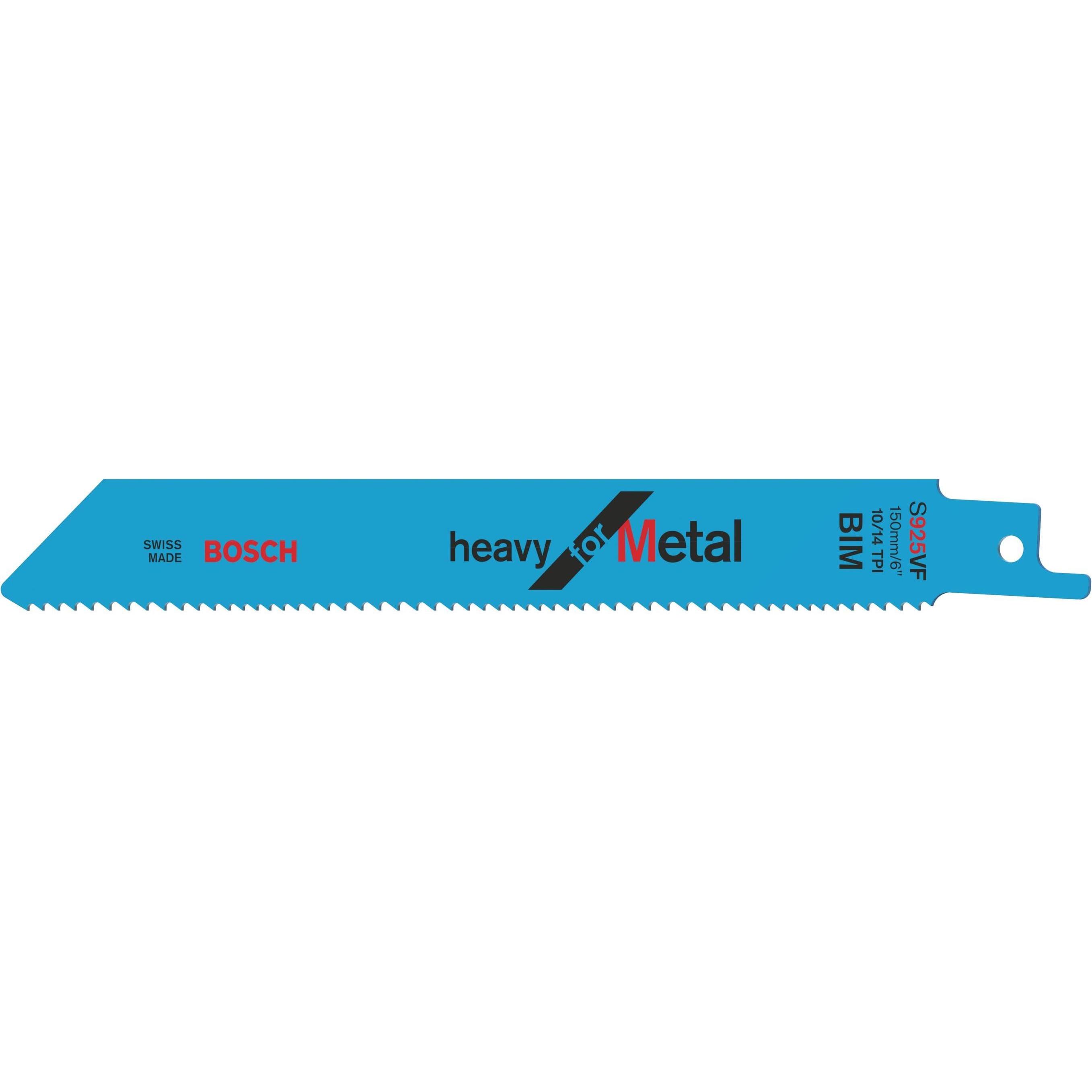 Bosch Professional Zubehör, Sägeblatt, PRO Metal Demolition S925VF Blatt, 1,25 x 19 x 150 mm, 5-tlg.