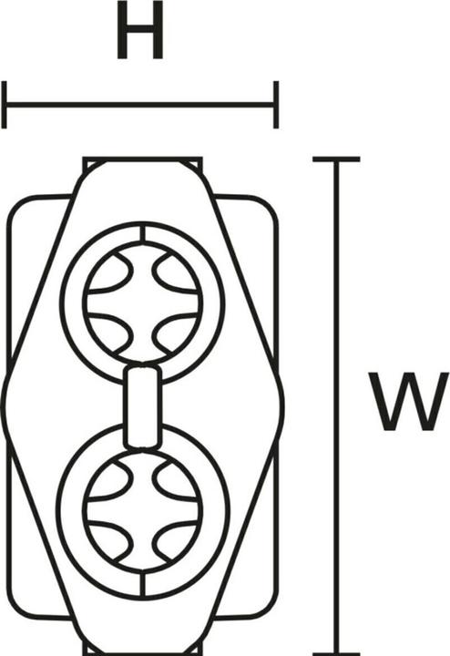 Produktbild HellermannTyton Kabelmuffe Kabel-Ø-Bereich: 6.