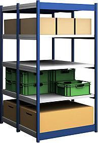 Produktbild kaiserkraft Stabil-Steckregal, doppelseitig