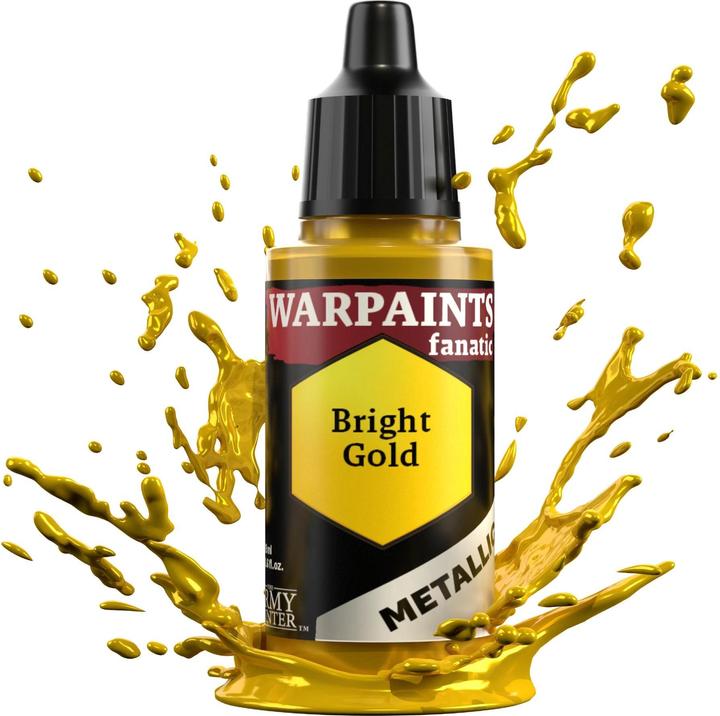 Produktbild The Army Painter Metallic-Farbe Warpaints Fanatic Metallic: Bright Gold 18 ml (Bright gold, 18 ml)