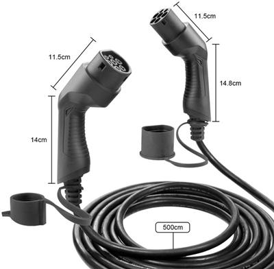 Actual product image EB Troller Electric car charging cable 5m 3L 11kW 16A (Type 2, 11 kW, 16 A, 5 m)