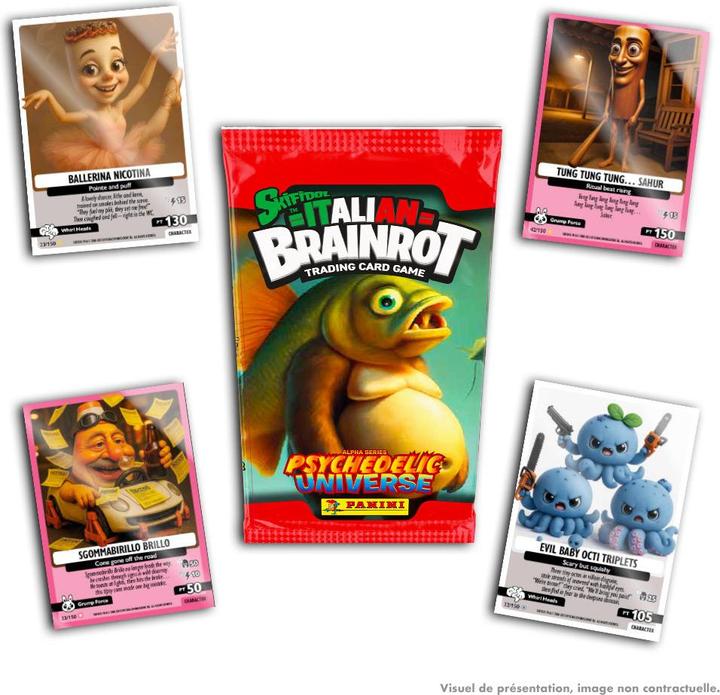 Image du produit Panini Skifidol Italian Brainrot TC 24-Box (Pack de boosters)