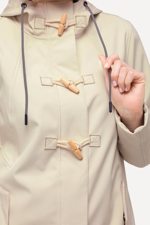 Produktbild Ulla Popken HYPRAR Softshelljacke, wasserabweisend, Knebelknöpfe (50, 52)