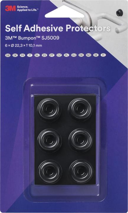 Actual product image 3M Device foot self-adhesive (Felt gliders, 6 Piece)