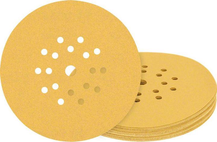 Image du produit Bosch Professional Zubehör Accessories 2608901673 Papier abrasif pour ponceuse pour cloisons sèches Grain 120 (Ø) 225 mm 5 pces (120)