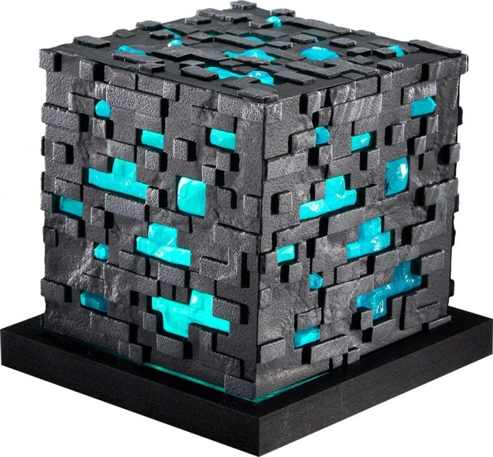 Actual product image Noble Collection Minecraft Replica Illuminating Diamond Ore Cube 10 cm