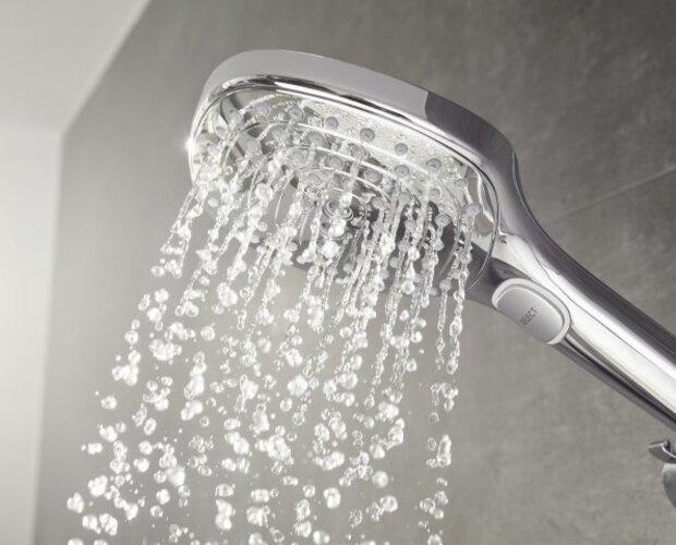 Actual product image hansgrohe Raindance Select E 120 3 spray types (3 Beam types, 14.40 l/min)