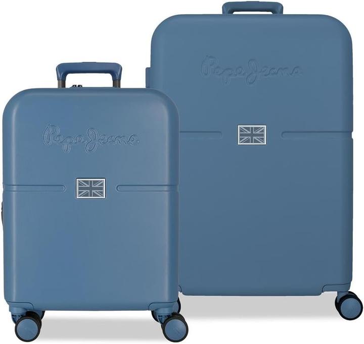Actual product image Pepe Jeans Accent Set with TSA Lock, ABS Construction, Expandable Suitcase, Spinner Wheels