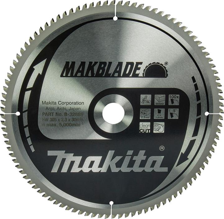 Productafbeelding Makita MAKBLADE zaagblad 305x30x100Z