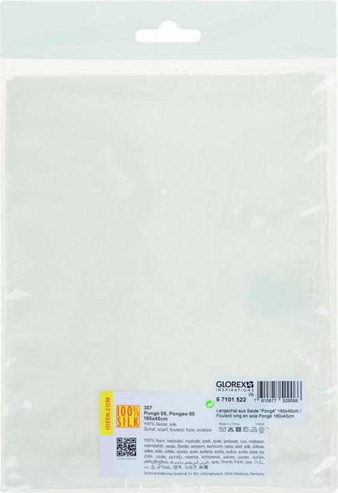 Produktbild Glorex Langschal aus Seide "Pongé"